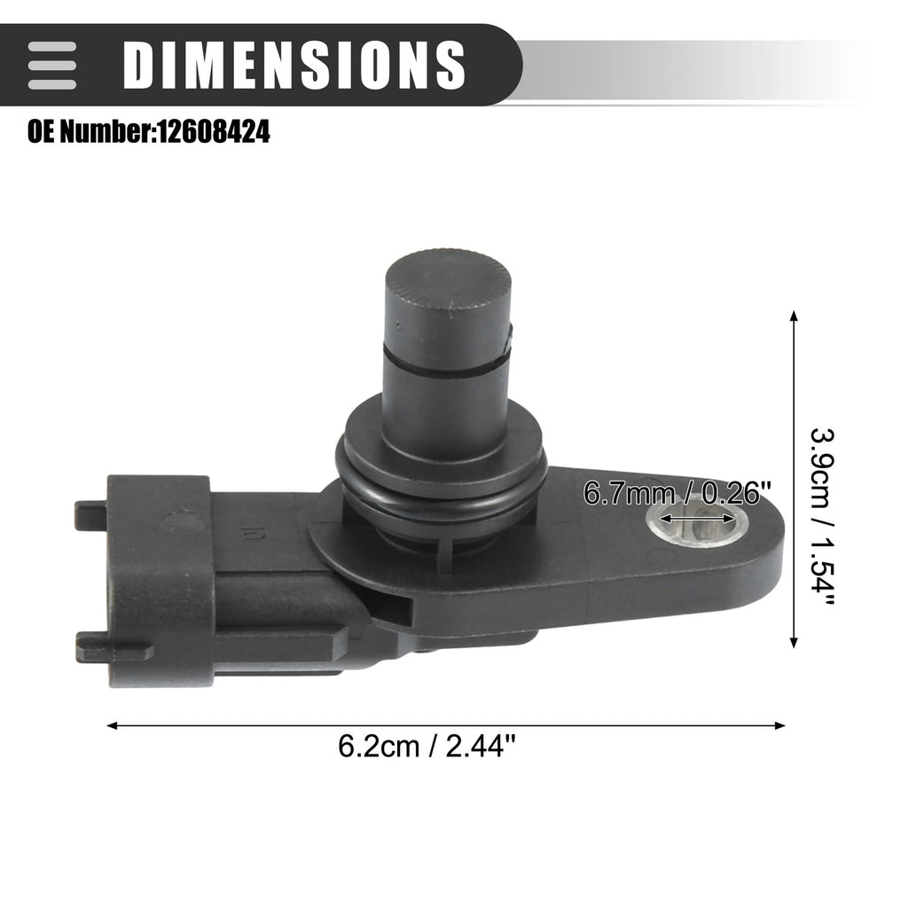 5X Crankshaft Position Sensor for Buick LaCrosse CXS (2007–2008) 12608424