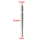 Carbide Contact Points 2mm Ball M1 6 Thread for Accurate Measurement
