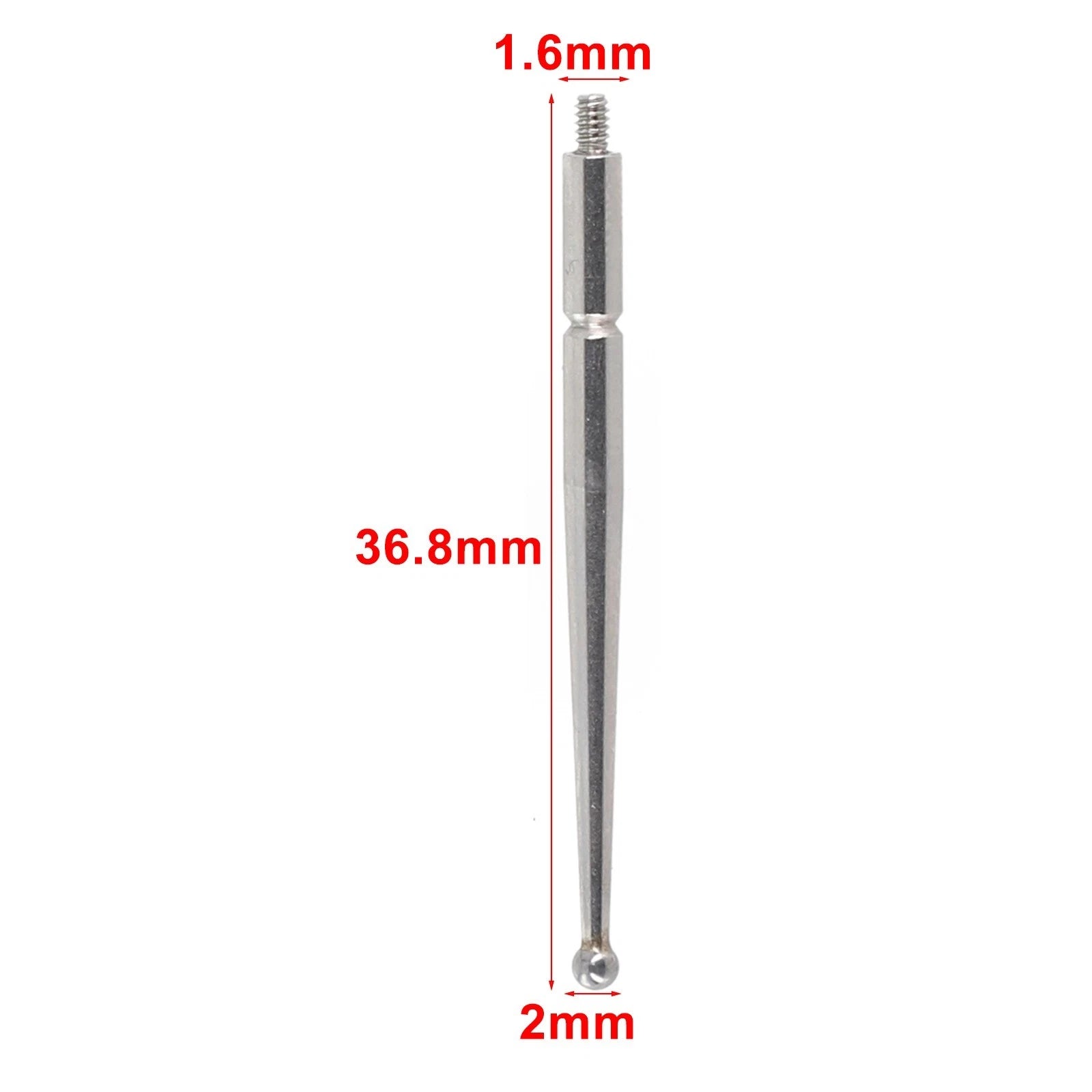 Carbide Contact Points 2mm Ball M1 6 Thread for Accurate Measurement