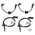 Set of 4 ABS Wheel Speed Sensors for Chevrolet Equinox (2010–2017)