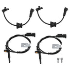Set of 4 ABS Wheel Speed Sensors for Chevrolet Equinox (2010–2017)