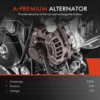Alternator for Ford Expedition Lincoln Navigator (2015-2017) 250A
