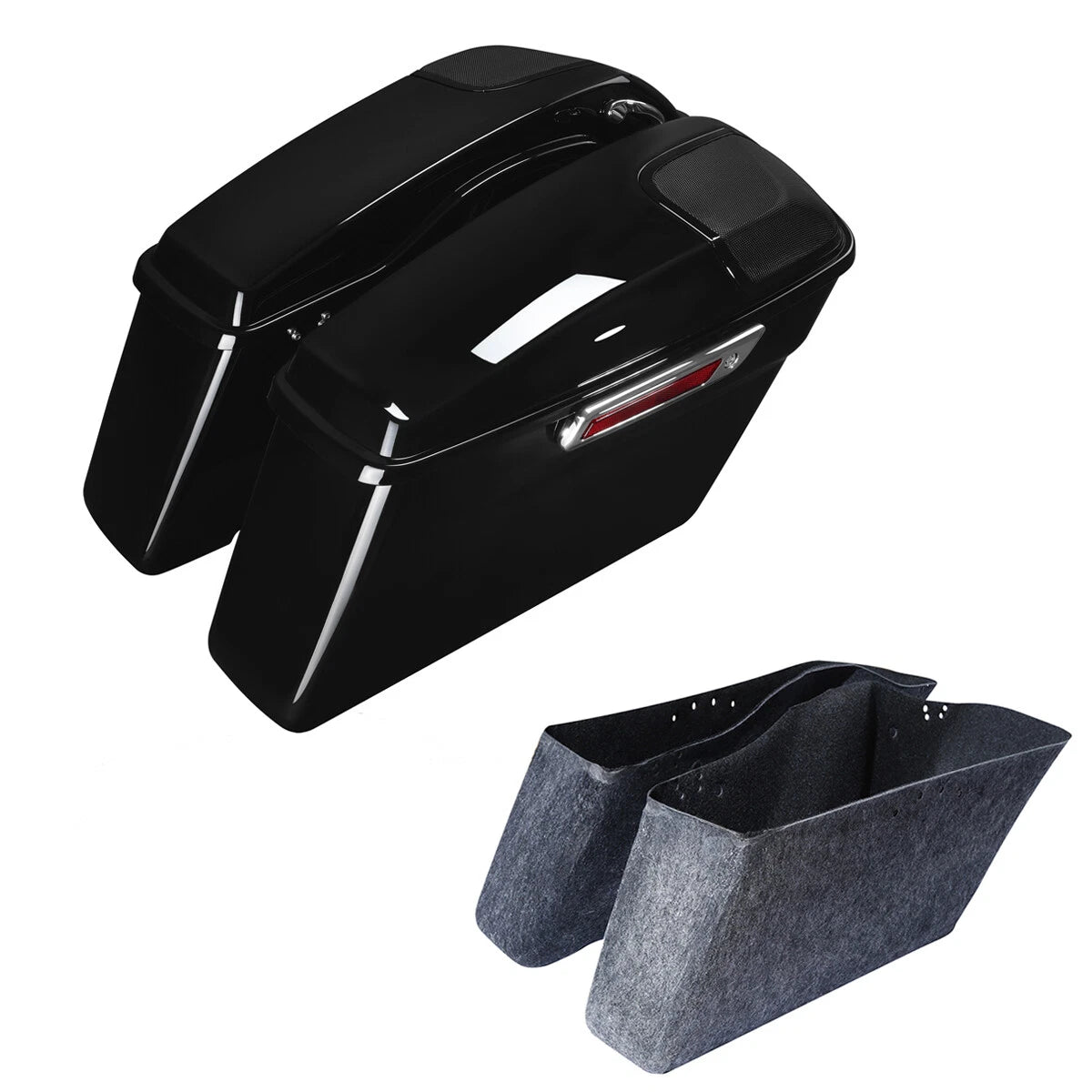 Hard Saddlebags Cutout Speaker Lid for Harley Electra Glide (1993–2013)