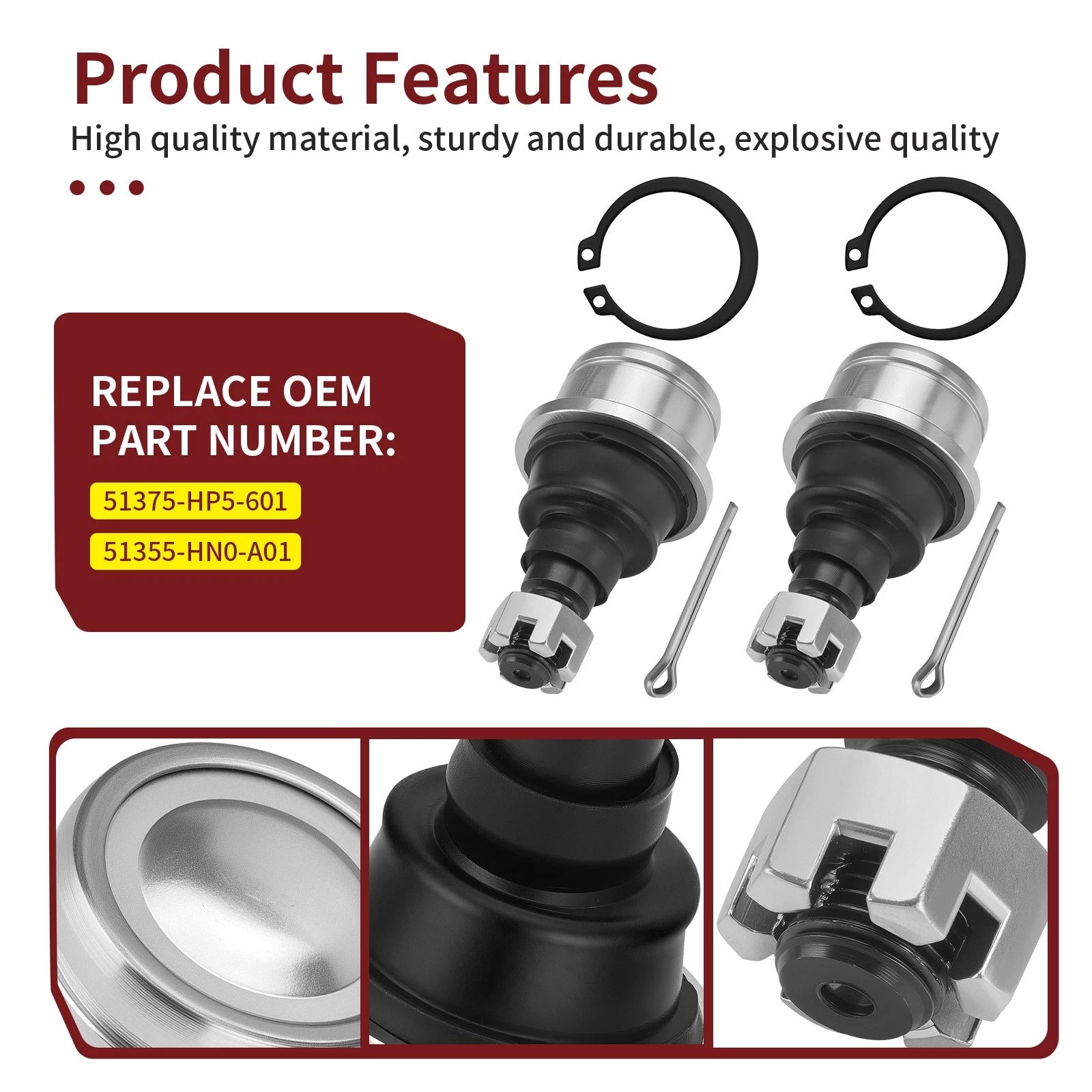Ball Joints for Honda Foreman 500 TRX500 (2005-2023)