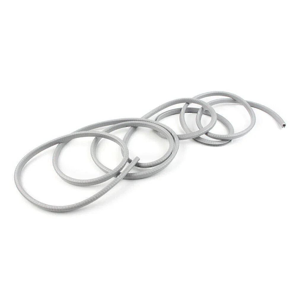 10ft Car Door Trim Edge Lock Guard Moulding Rubber Seal Strip Protector Grey