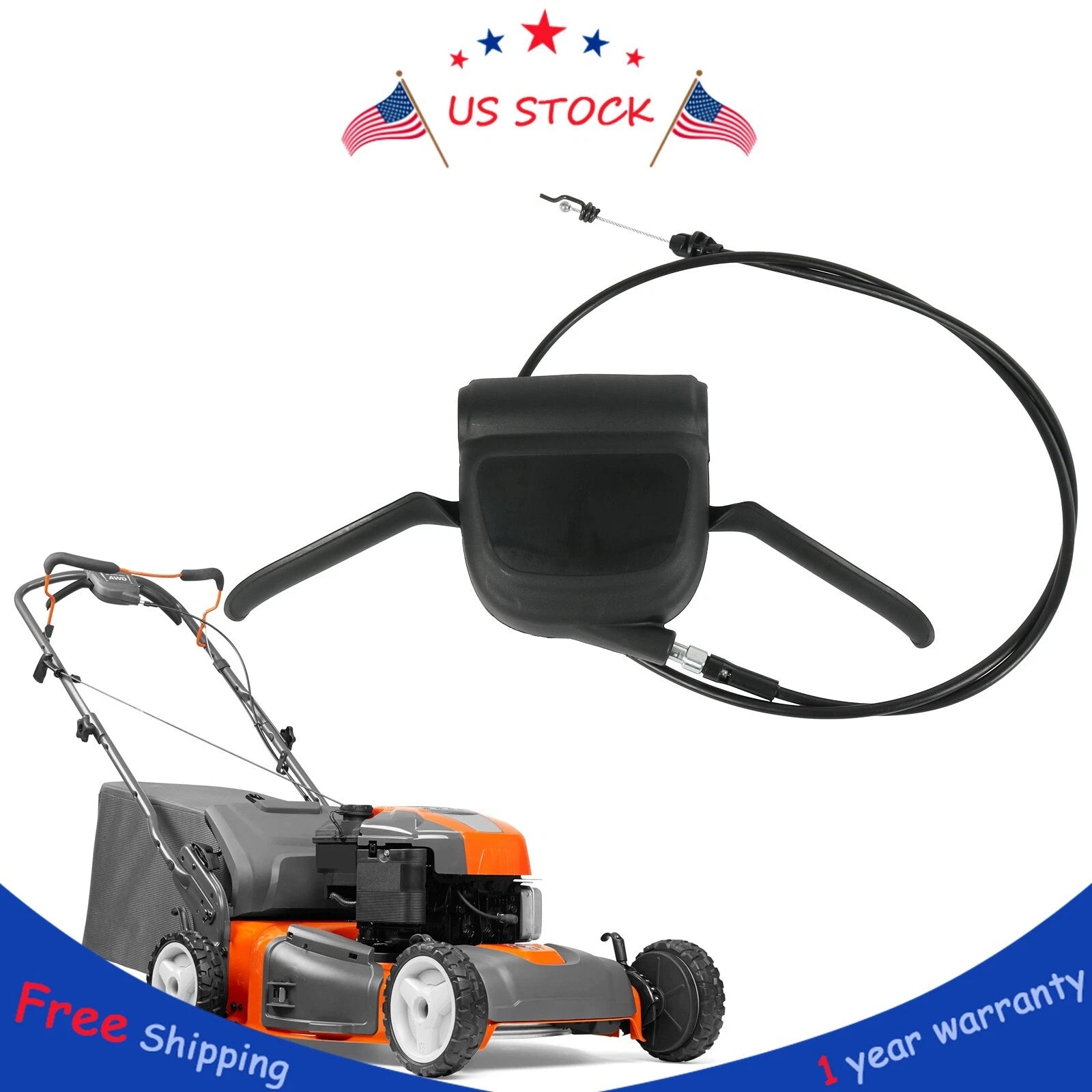 Drive Control Cable for Husqvarna Craftsman AWD 22" Mowers (2010–2023)
