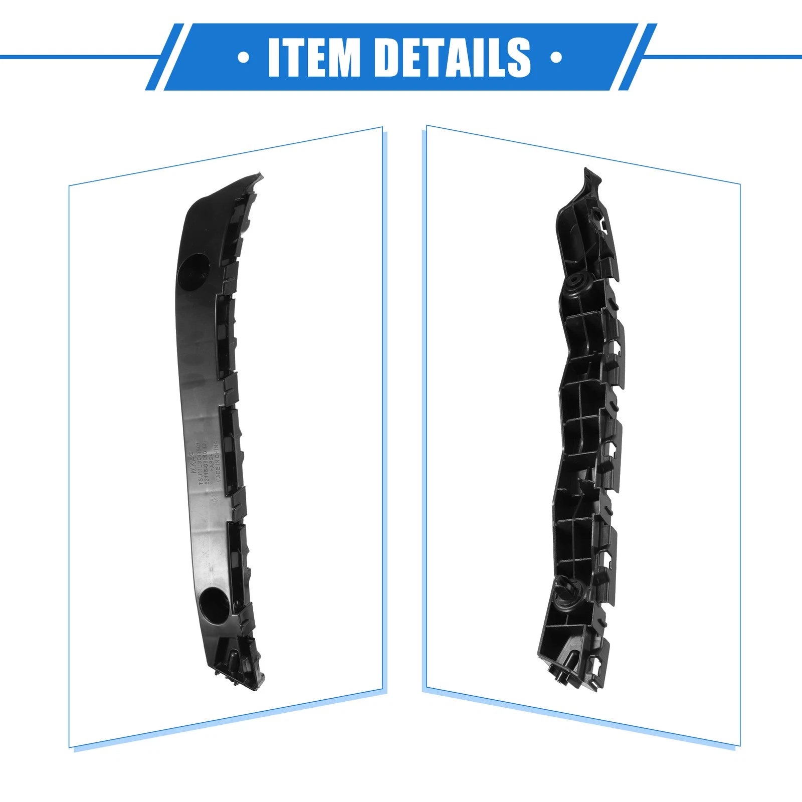Set of 2 Front Bumper Brackets for Toyota Sienna (2011–2020)