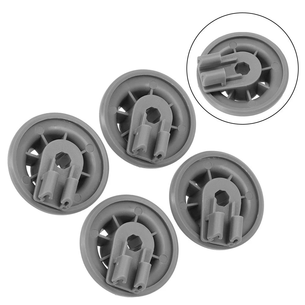 Set of 4 Basket Wheels for Siemens Dishwasher (611475, 00611475)