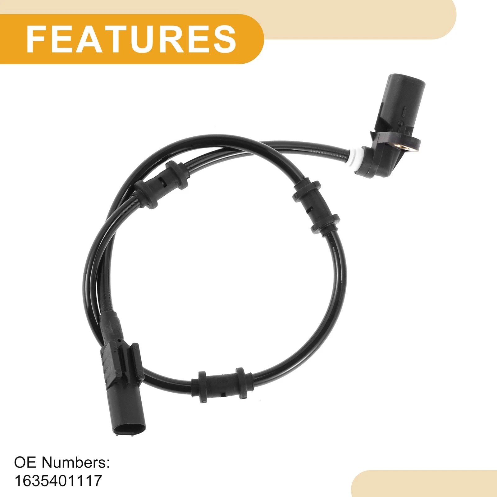 ABS Wheel Speed Sensor for Mercedes-Benz ML320 (1998–2005) No. 1635401117