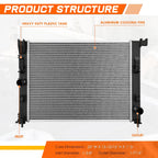 OE Style Aluminum Radiator for Nissan Sentra (2020–2025) DPI-13852