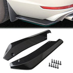 Universal Anti-Scratch Rear Bumper Lip Wrap Diffuser for Car - Black