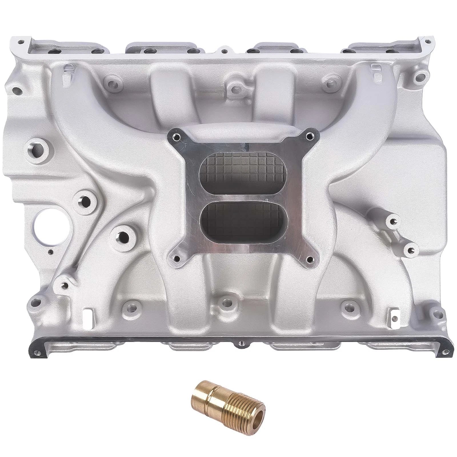 Dual Plane Satin Intake Manifold for Ford FE 390 406 410 427 428 (1968–1972)