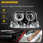 LED Headlight Assembly Pair for Dodge Challenger (2015–2022)