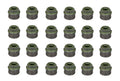 Set of 24 Valve Stem Seals (6 mm) for BMW Mercedes Volvo Dodge Land Rover