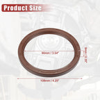 2pcs Engine Crankshaft Seal No. 90311-92009 for Lexus ES350 (2007–2023) Rubber