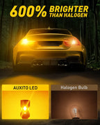 2X LED Amber Yellow Turn Signal Bulbs for Various Vehicles