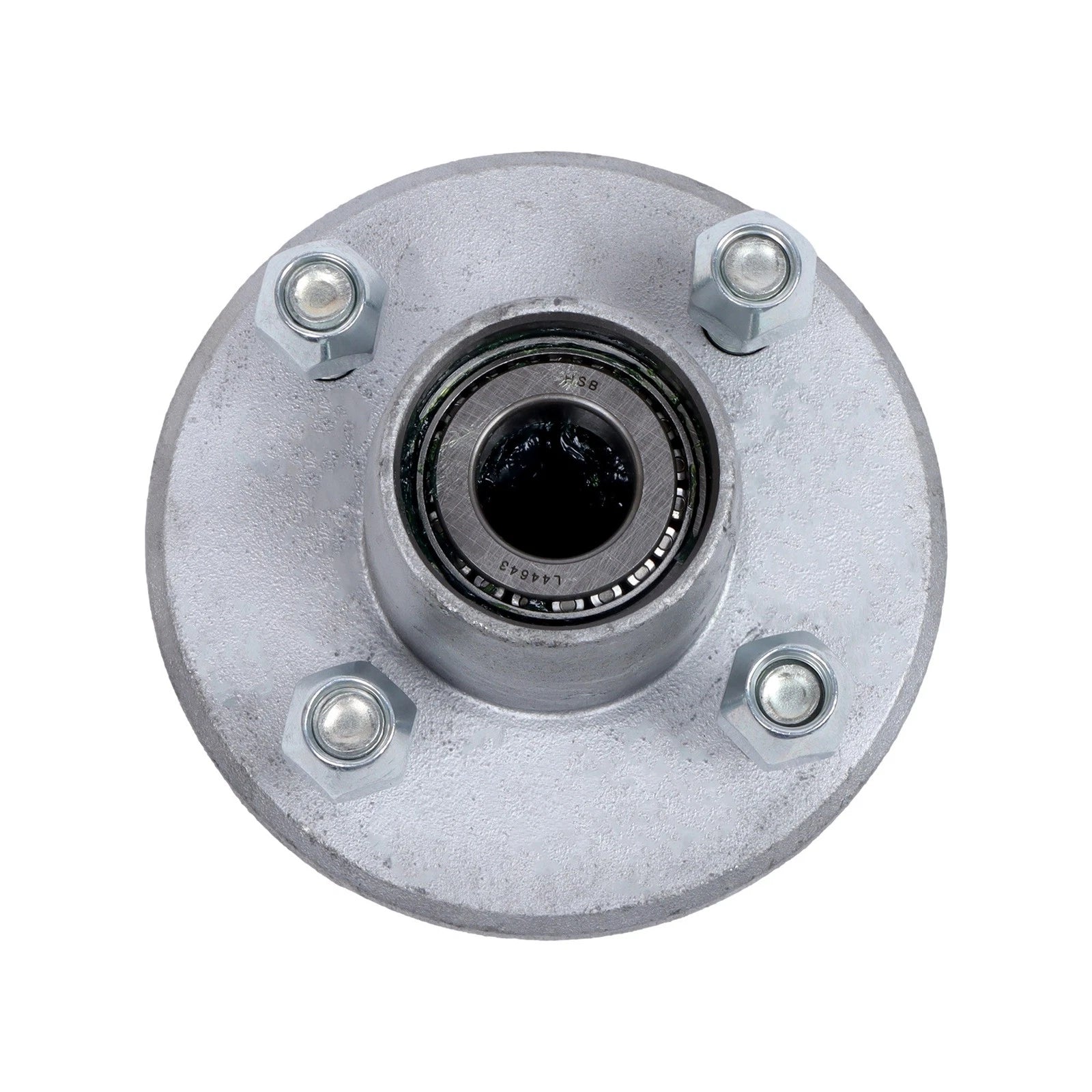 2X Galvanized Trailer Hub Kit for Trailer (2000 lbs, 4 on 4)