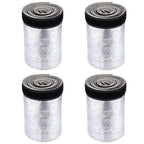 4PCS 3Ft Metallic Heat Shield Sleeve for Wire Hose Cover Wrap Loom (–)