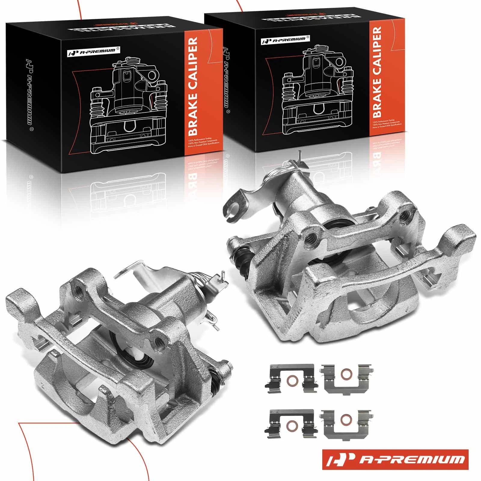 2X Rear Disc Brake Calipers w/ Bracket for Ford Mustang (2015–2022)
