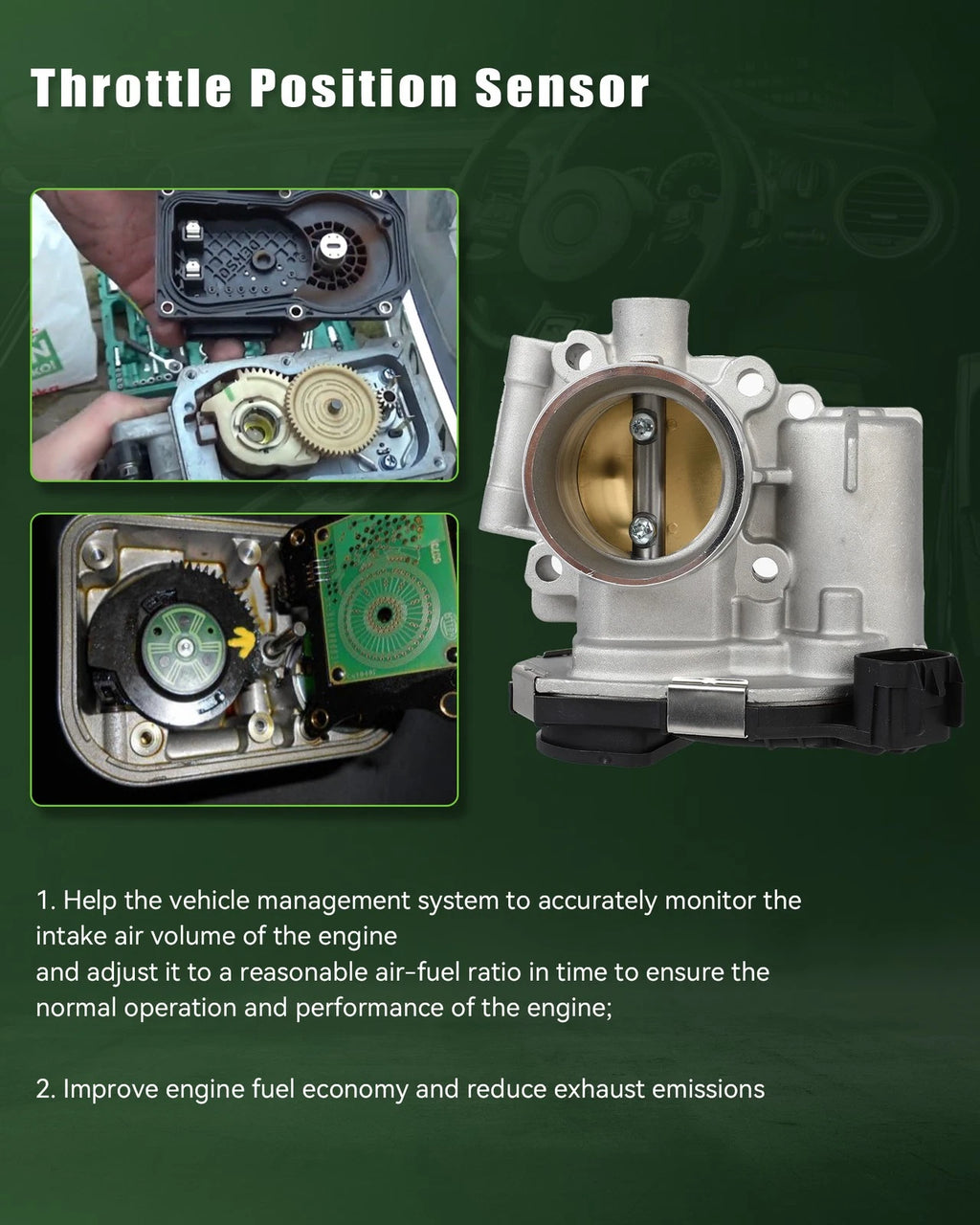 Throttle Body for Cadillac ELR (2014–2016), Volt (2011, 2012–2015) 1.4L