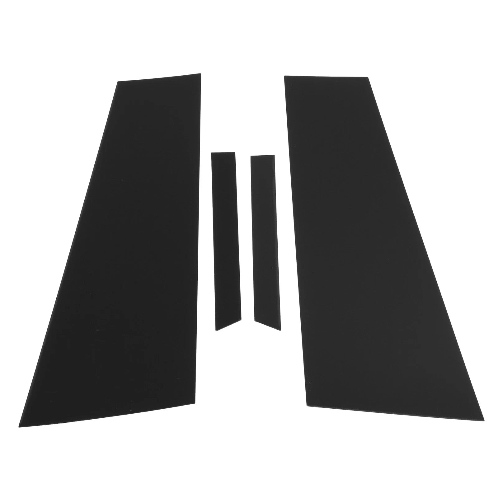 Set of 4 Door Pillar Window Trim for Mercedes CLS (2012–2014) Black