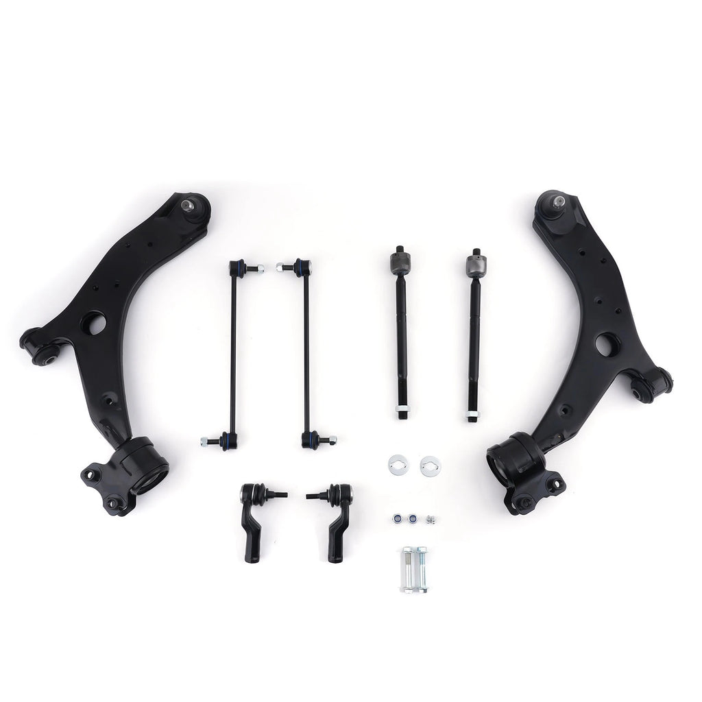 Front Lower Control Arms + Ball Joint Sway Bar Link for Mazda 3 (2007–2009) K620068