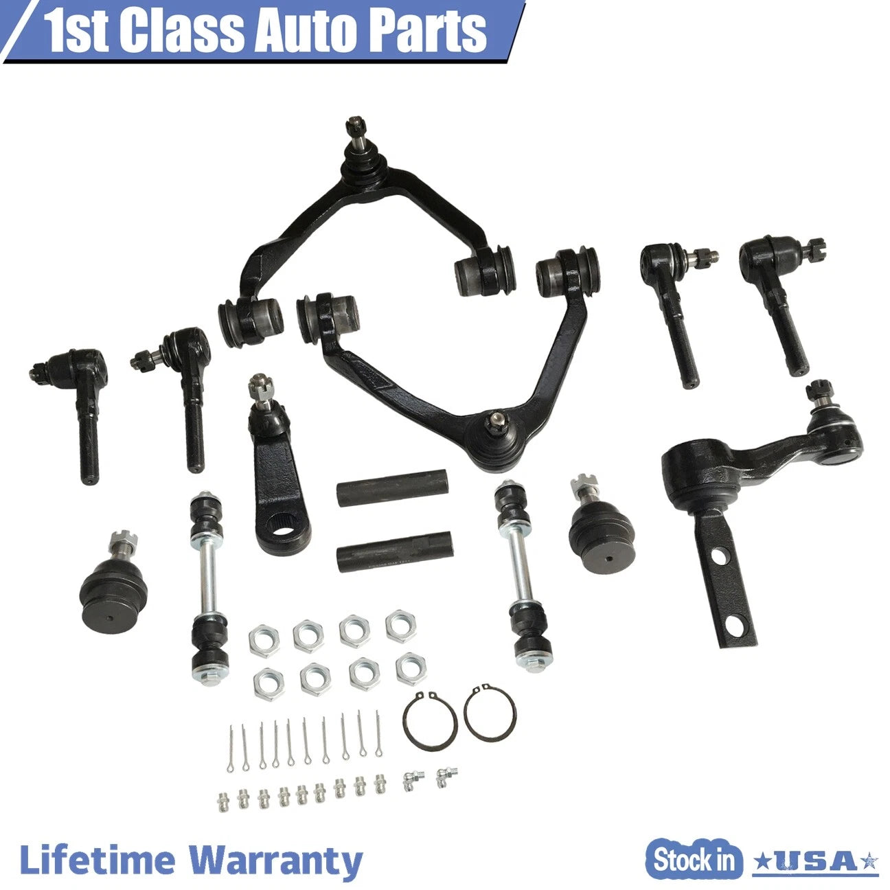 14pc Front Suspension Control Arm for Ford F-150 F-250 Expedition (1997–2003)
