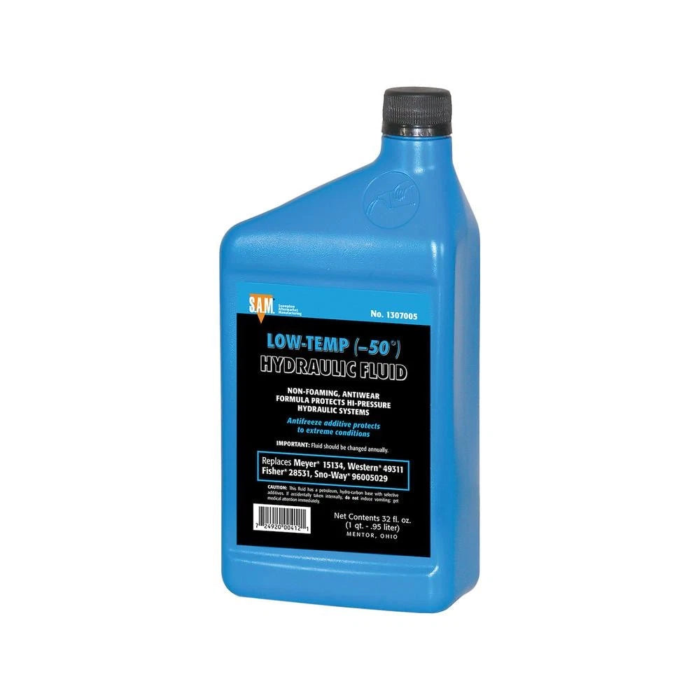 Set of 4 Low Temperature Blue Hydraulic Fluid for (1 Gallon)