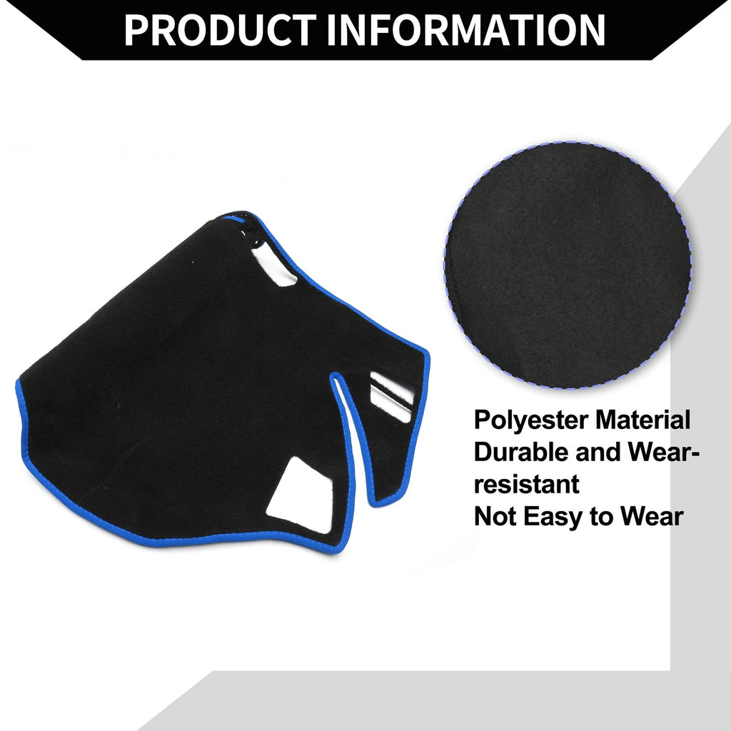 Dashboard Cover Mat for Honda Odyssey (2022–2024) Black Blue