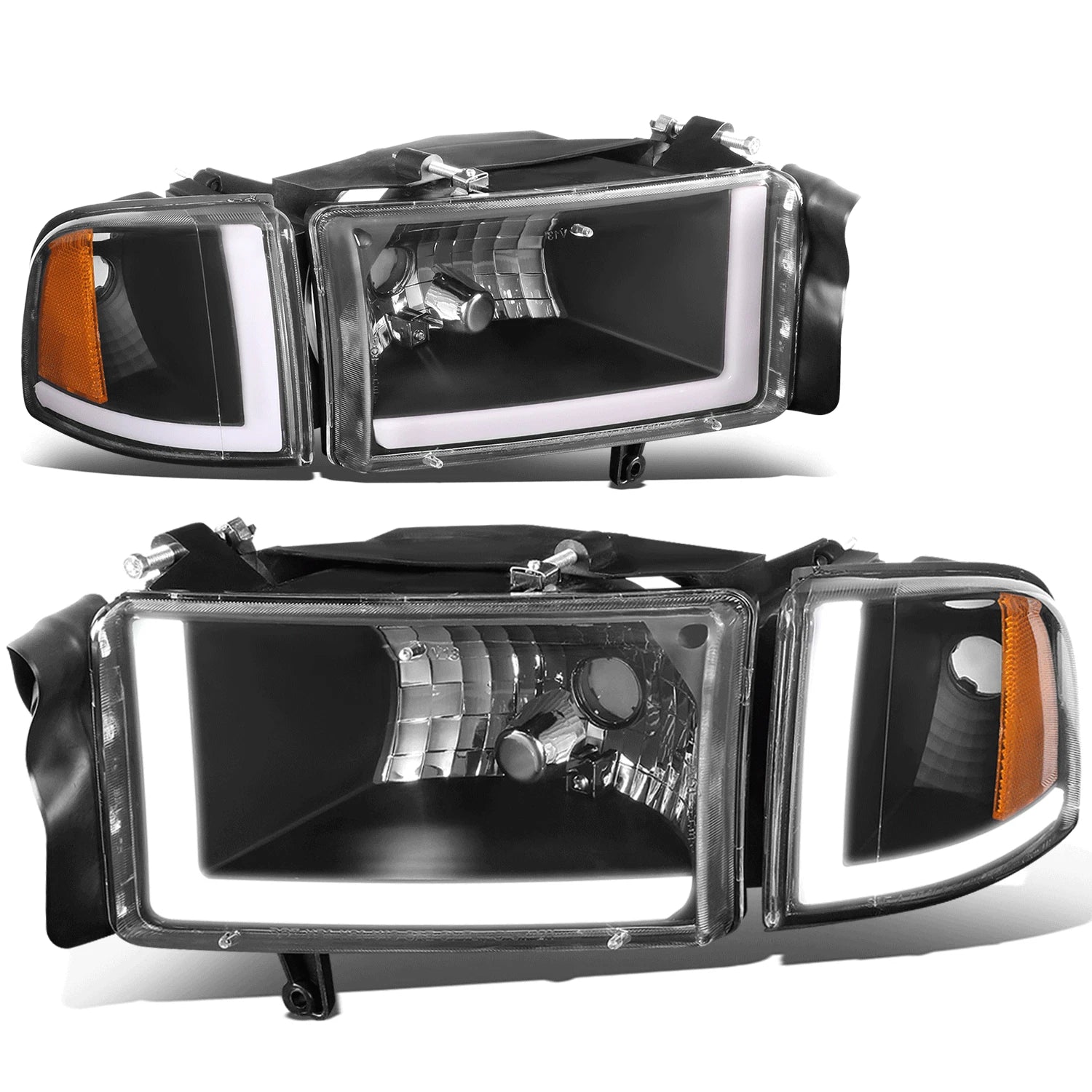 LED DRL Headlight Lamps for Dodge Ram 1500 2500 3500 (1994–2002)