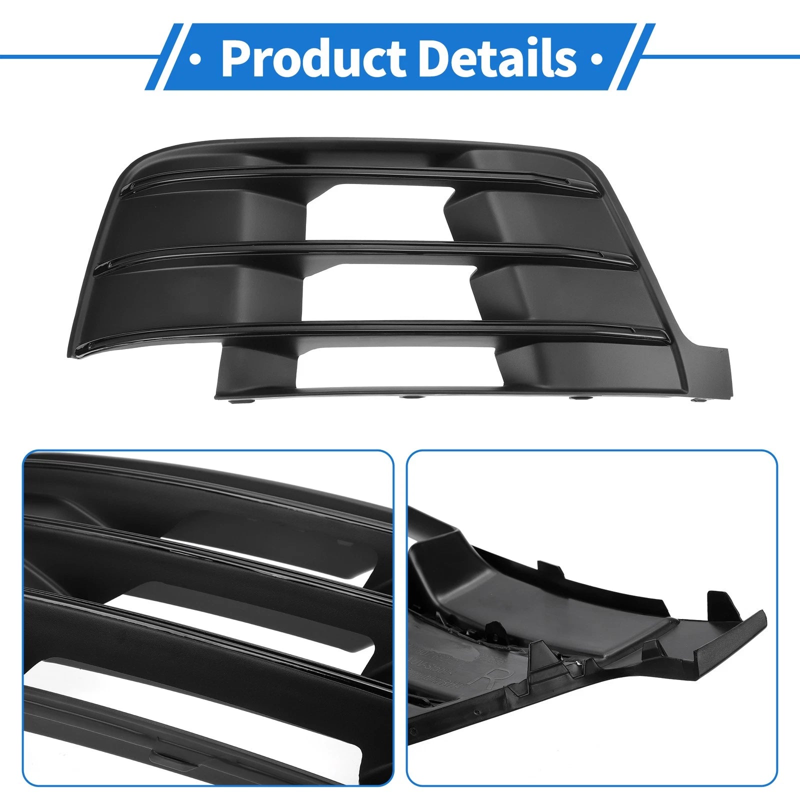 1pc Fog Light Grill for Audi Q7 S-Line (2016–2019) No. 4M0807682D