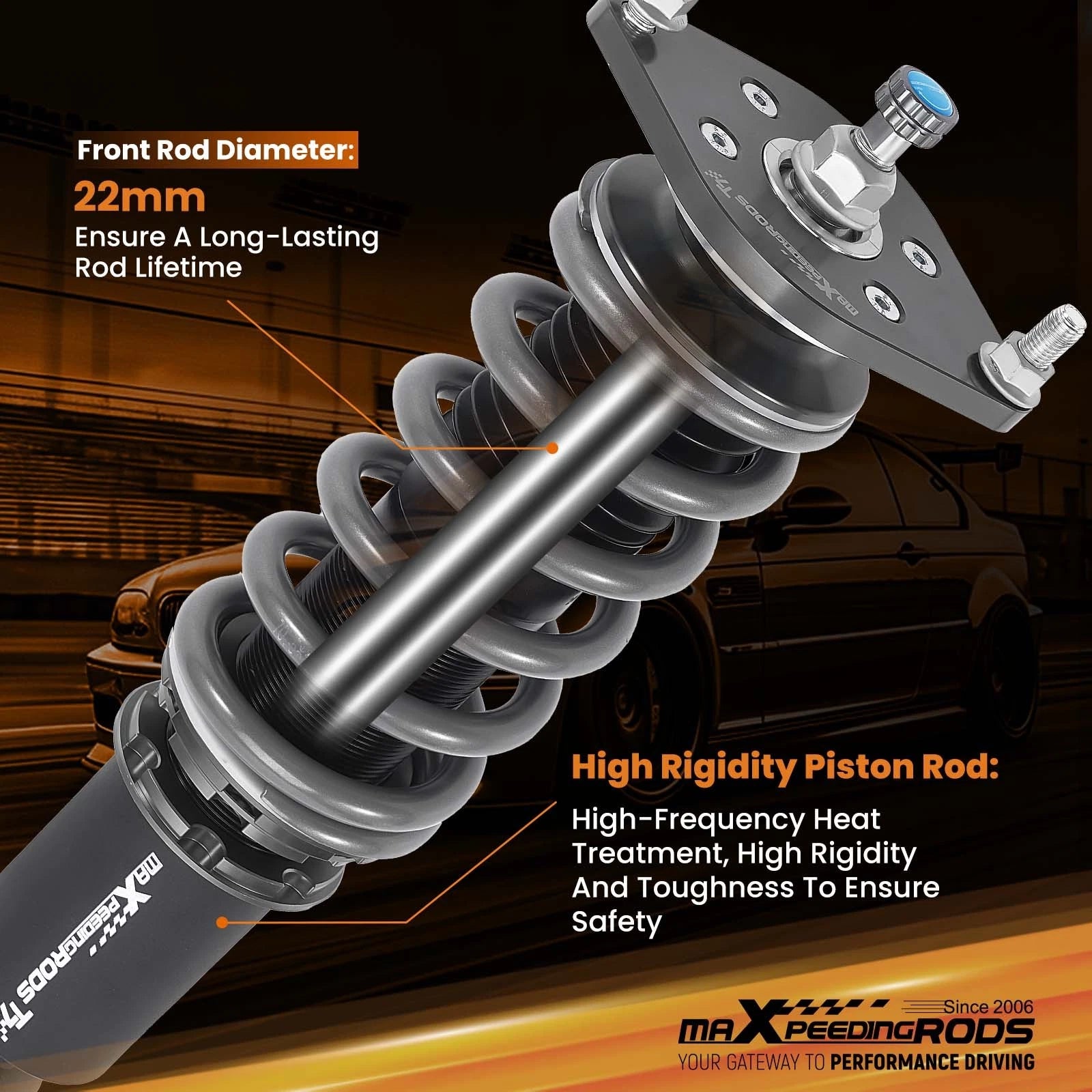 Coilovers Lowering Kit for Subaru Impreza WRX (2008-2013)