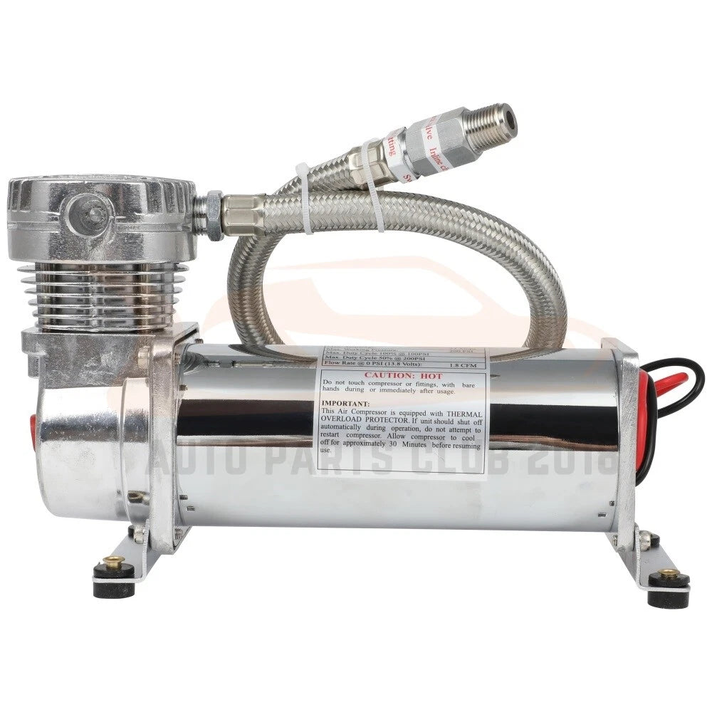 12V 200PSI Air Compressor Kit for Train Horns Air Suspension (2000–2023)
