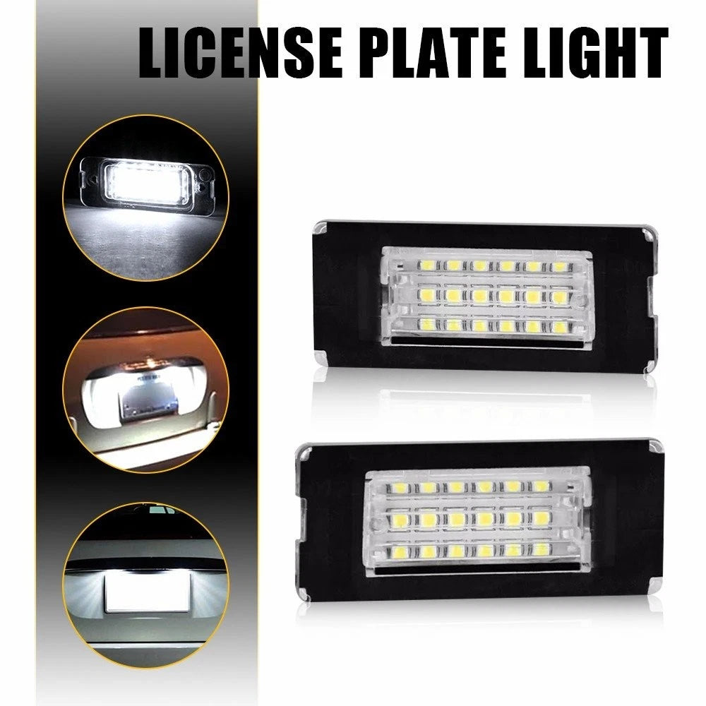 Full LED White License Plate Light for Mini Cooper R56 R57 (2007–2013) 51132756227