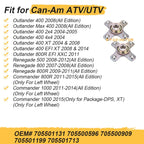 Set of 2 Rear Wheel Hubs for Can-Am Renegade 800R 800 500 (2007–2012) 705501713