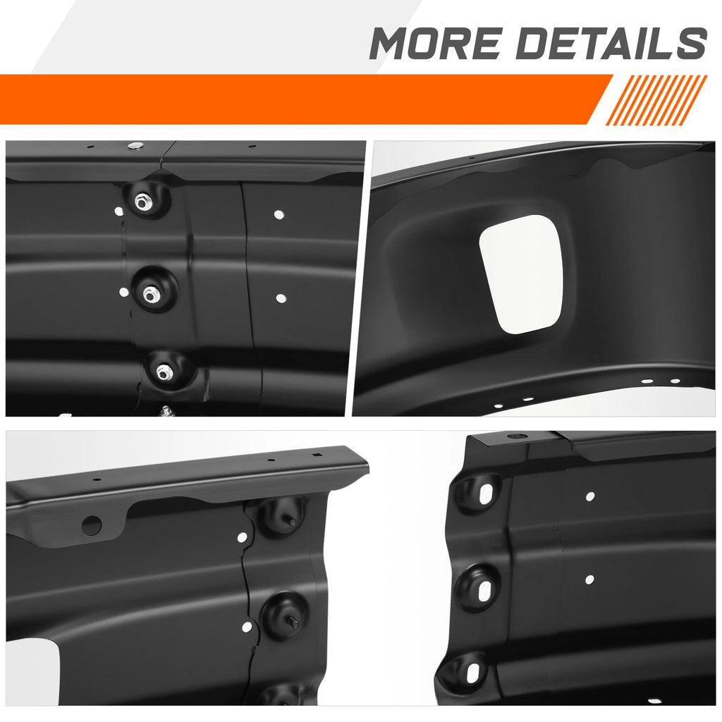 Front Bumper Face Bar for Ram 1500 (2014–2018, 2019–2024 Classic) Black