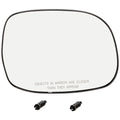 Mirror Glass for Toyota Sequoia (2001–2007) with Backing Plate, Passenger Side