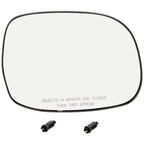 Mirror Glass for Toyota Sequoia (2001–2007) with Backing Plate, Passenger Side