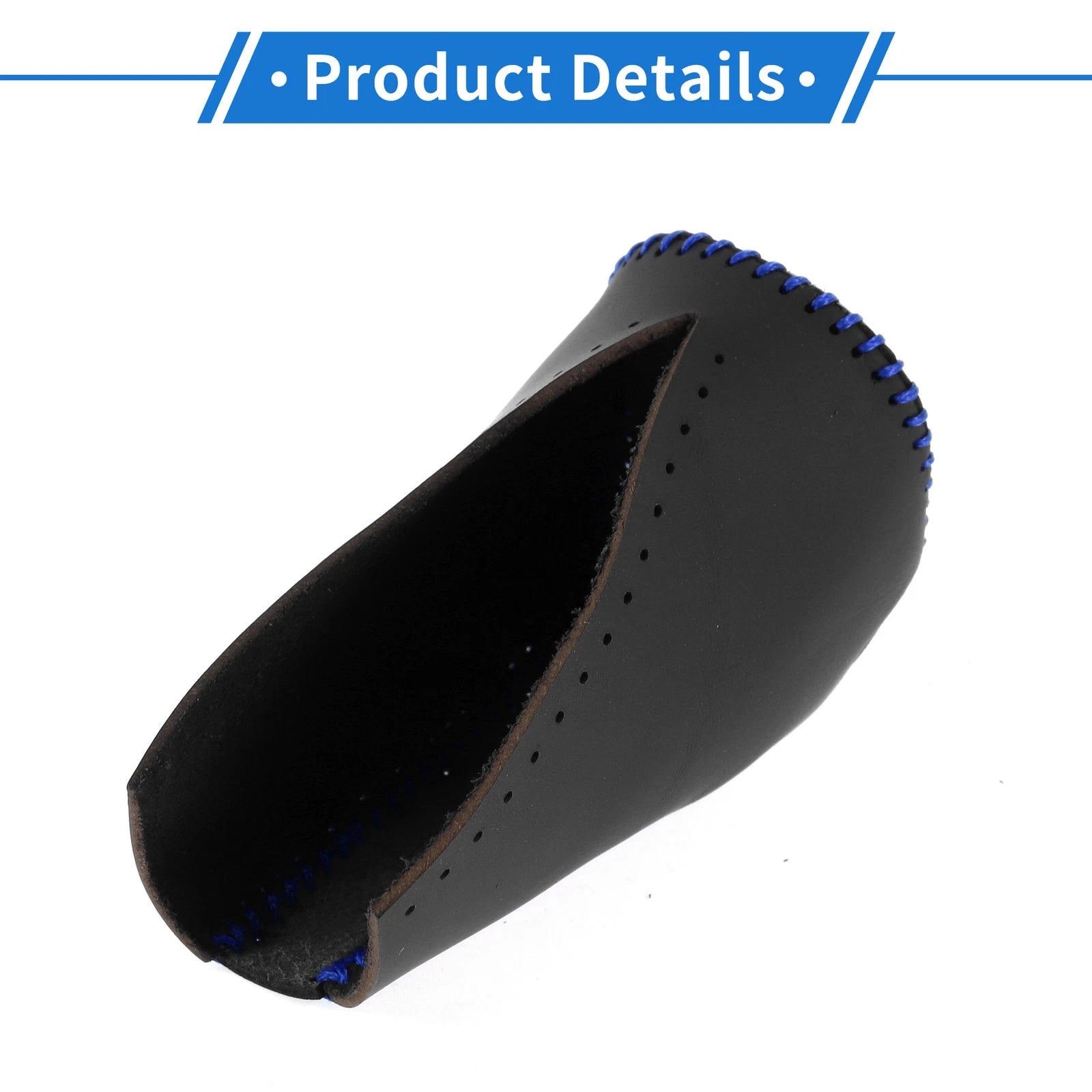 Gear Shift Knob Cover for Toyota RAV4 (2013–2016) Carbon Fiber Black Blue