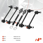 Set of 6 Sway Bar & Tie Rod Ends for Kia Sportage Hyundai Tucson