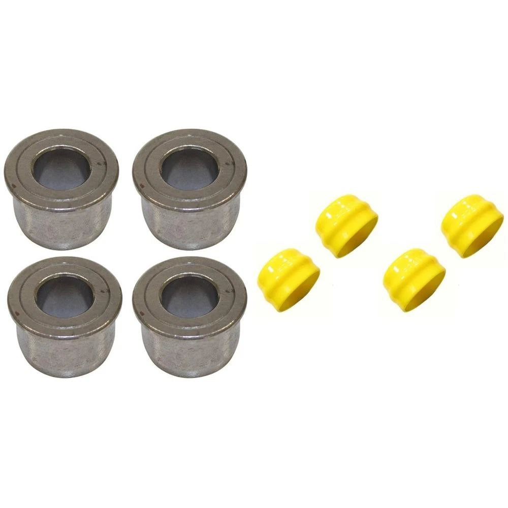 Front Wheel Bushing with Caps for AYP Poulan 9040H JD GX10059 (Fits Models)