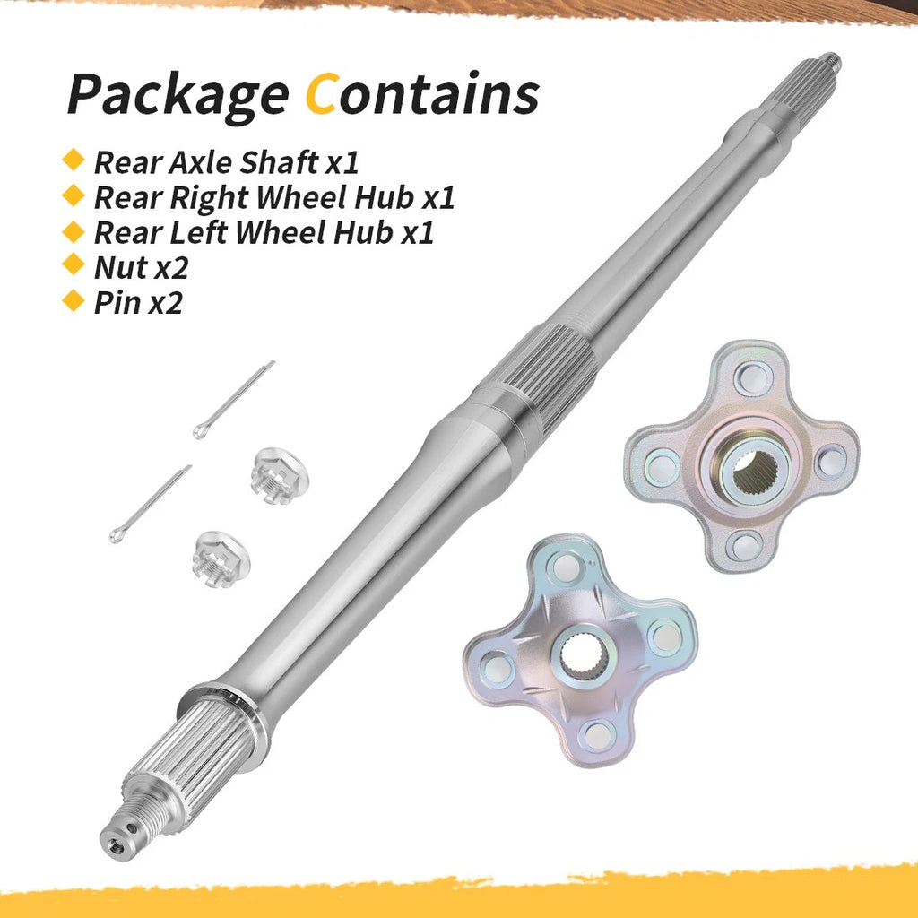 Rear Axle Shaft & Wheel Hub Kit for Yamaha Big Bear YFM400 (2000–2006) 5FU-F5381-01-00