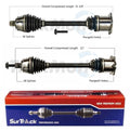 CV Axle Shaft Kit for - Front Driver & Passenger Side