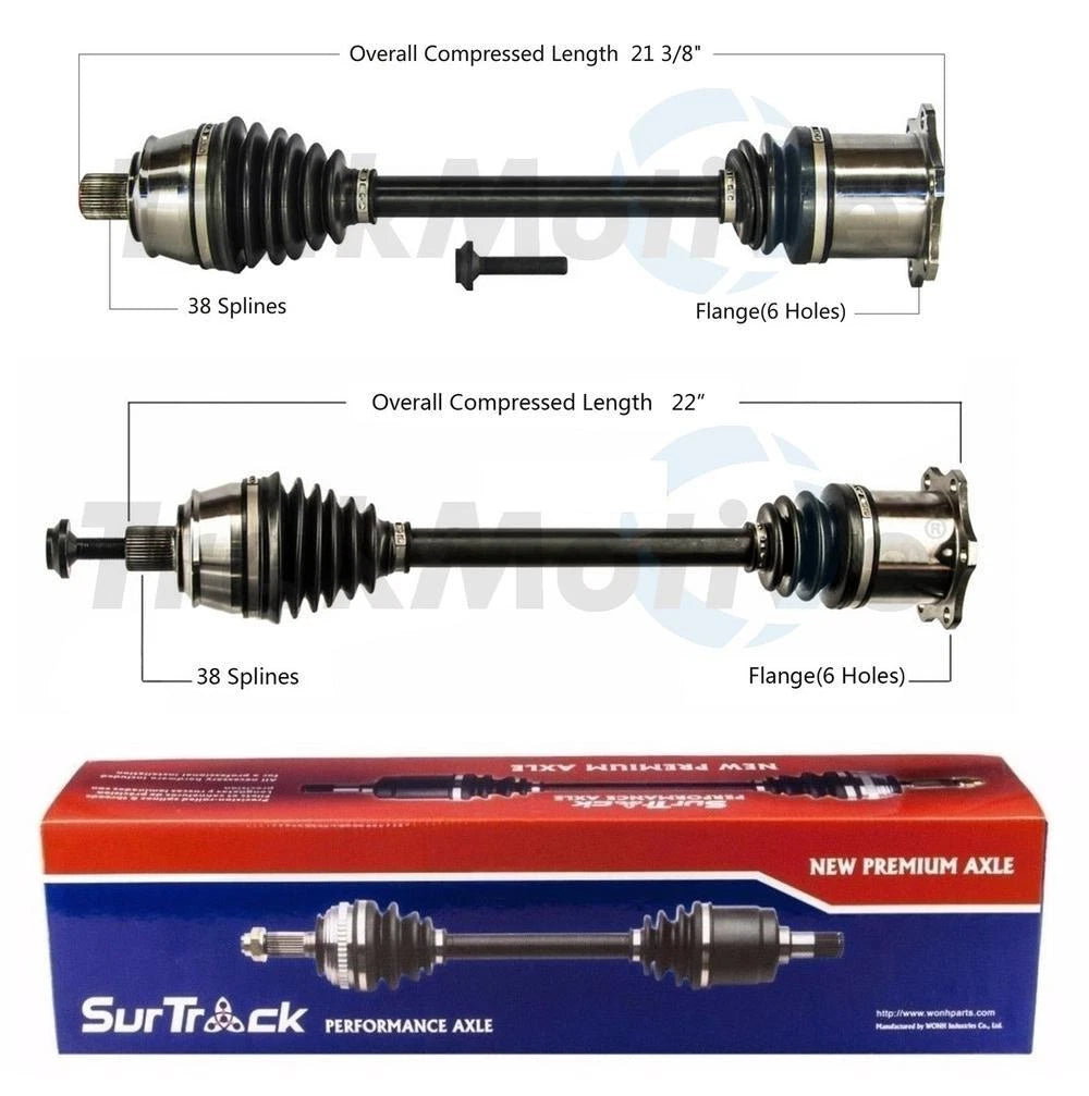 CV Axle Shaft Kit for - Front Driver & Passenger Side