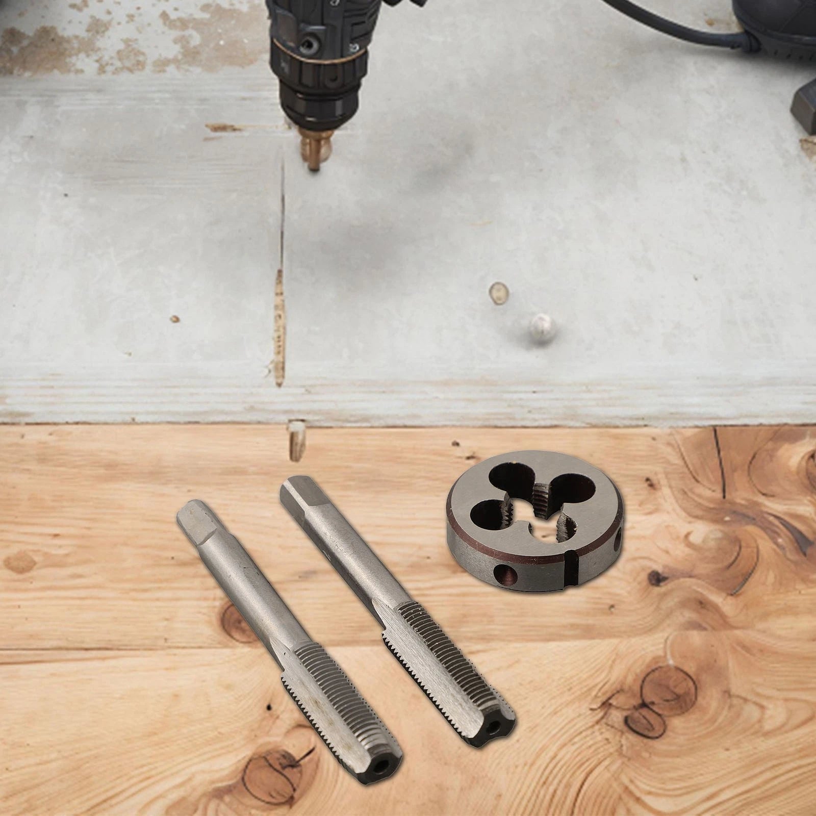 Tap & Die Set M10 x 1mm for Metric Thread (HSS Taper 59mm)