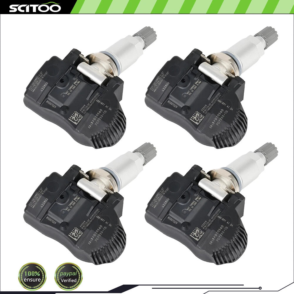 Set of 4 Tire Pressure Sensors TPMS for BMW 2 3 4 Series i3 i8 X1 X2 X5 X6