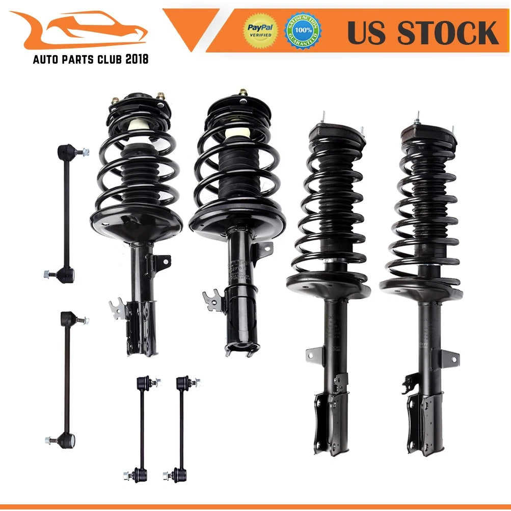 Front Rear Strut Assembly Sway Bar Kit for Toyota Solara (1999–2003)