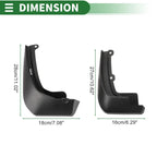 Mud Flaps Splash Guards for Honda Fit (2015-2020) - Front & Rear Set
