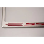 Stainless Steel Plate Frame with Black Brushed SS Inlay for 2010–2013 Chevy Camaro