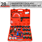 28Pcs Radiator Pressure Testing Pump with Hose for Car Pickup SUV